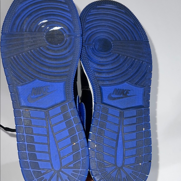 Nike Air Jordan 1 Mid - Black/Royal Blue 6.5Y - Picture 9 of 14